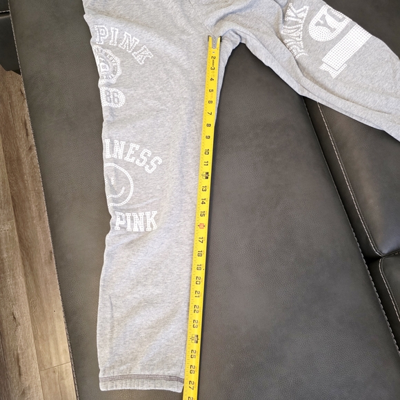 Victoria's Secret PINK Grey White Bling Fashion Show Collection Tracksuit M - Picture 13 of 13